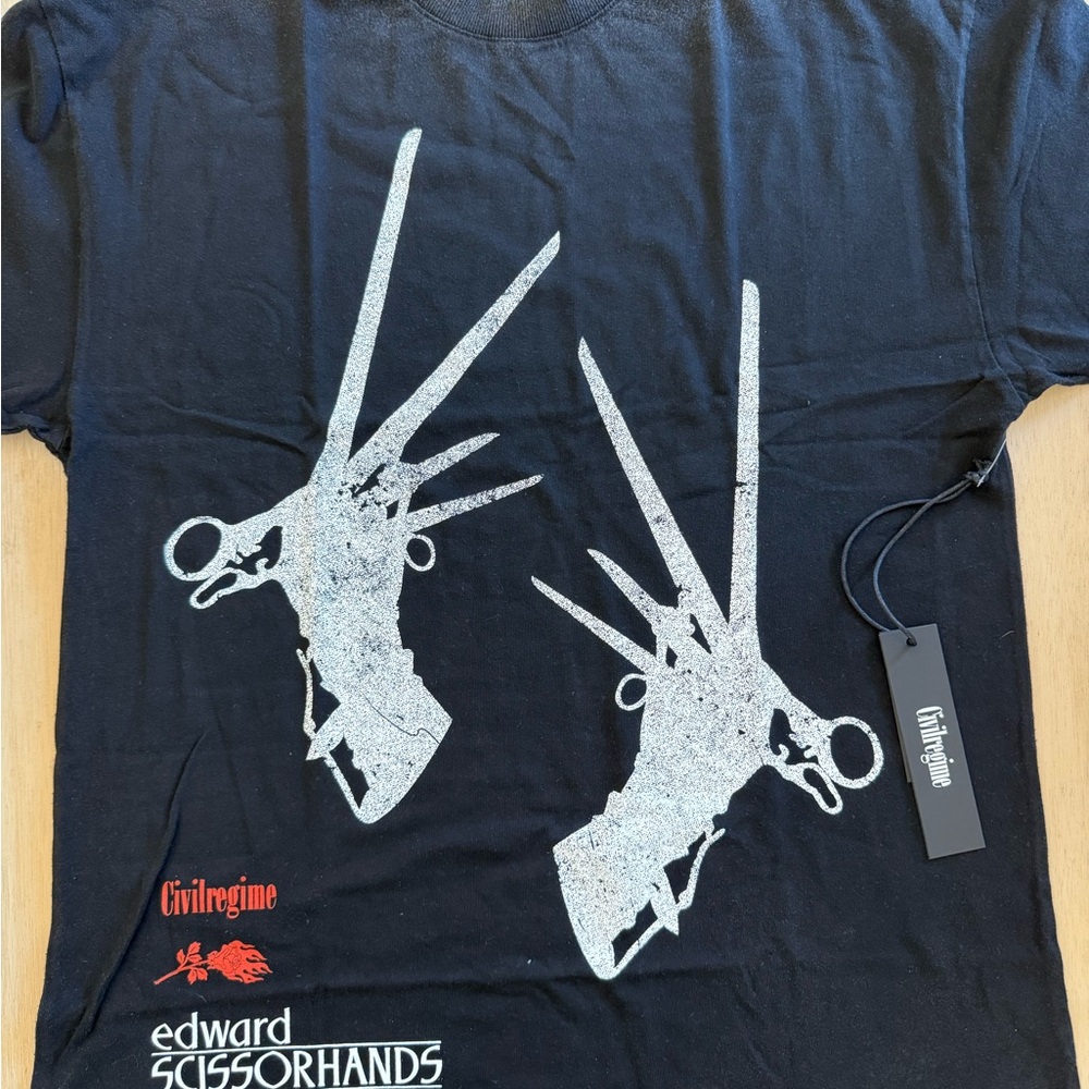 Civil Regime Black Edward Scissorhands Graphic T-Shirt